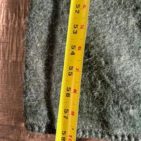 Alpaca Camaago Womens Unlined Woven Alpaca Cape Charcoal Grey Size OSFM - Picture 3 of 13